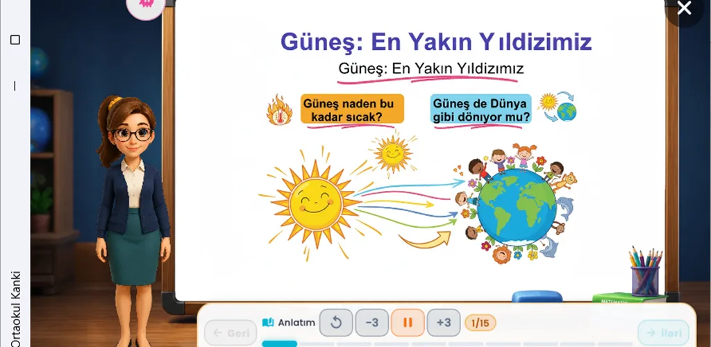 İngilizce Kelime Atölyesi ekranı