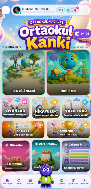 Ortaokul Kanki uygulaması